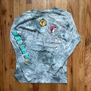 Buc-ee's Tie Dye "Kinda Day" Long Sleeved Shirt NWT Size L